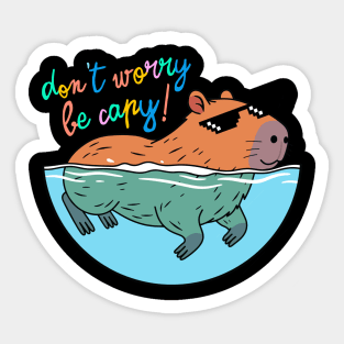 Capybara Sticker